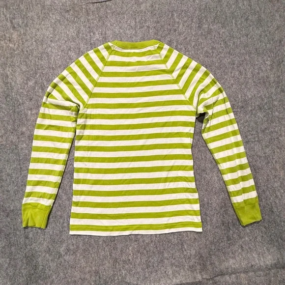 Hanna Andersson Grinch Long Sleeve Striped Organic Cotton Green Womens Medium - Picture 3 of 6